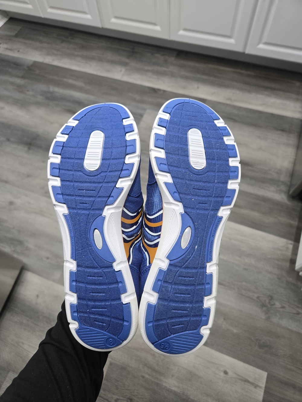 Danskin blue and orange  sneakers are designed for athletic activities. - Picture 6 of 6